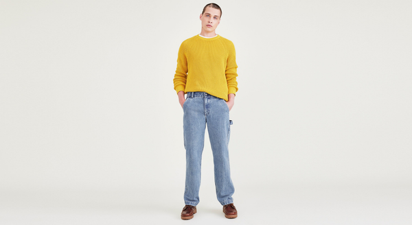 Dockers California Carpenter Pants Straight Fit Blue
