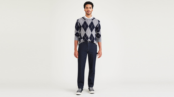 Dockers California Carpenter Pants Straight Fit Blue