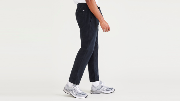 Dockers California Khakis Pull-On Straight Tapered Fit Blue
