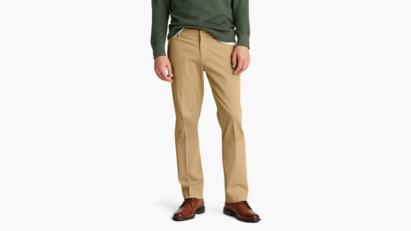 Dockers City Tech Trousers Straight Fit New British Khaki