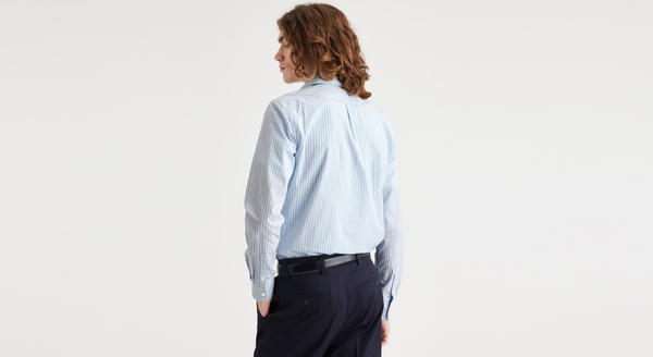 Dockers Crafted Button Up Slim Fit Rancho Bel Air Blue