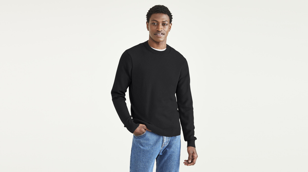 Dockers Crewneck Sweater Regular Fit Beautiful Black