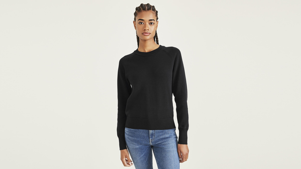 Dockers Crewneck Sweater Regular Fit Beautiful Black