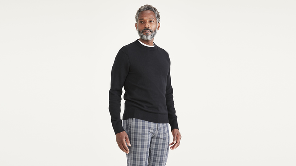 Dockers Crewneck Sweater Regular Fit Beautiful Black