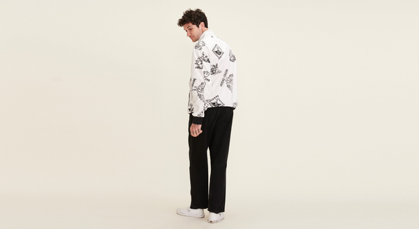 Dockers Dandois X Dockers® Half Zip Polar Fleece White