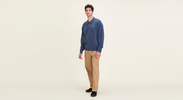 Dockers Dandois X Dockers® Sweater Polo Relaxed Fit Blue