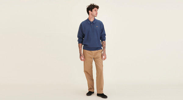 Dockers Dandois X Dockers® Sweater Polo Relaxed Fit Blue
