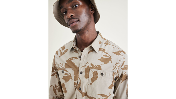 Dockers 2 Pocket Workshirt Regular Fit Tan