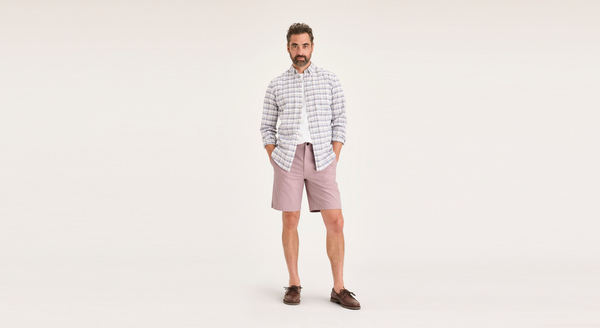 Dockers Alpha 8" Shorts Pink