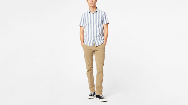 Dockers Alpha Khakis Skinny Fit New British Khaki