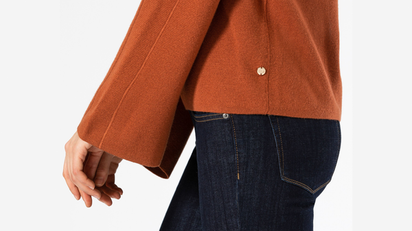 Dockers Bell Sleeve Sweater Brown