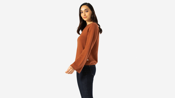 Dockers Bell Sleeve Sweater Brown