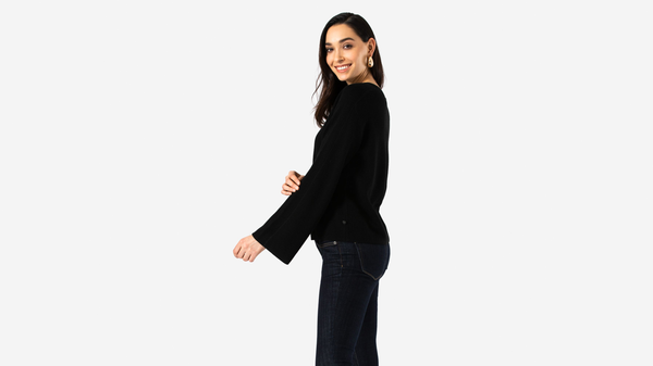Dockers Bell Sleeve Sweater Mineral Black