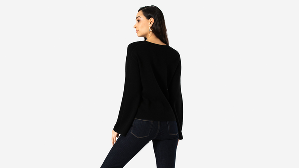 Dockers Bell Sleeve Sweater Mineral Black