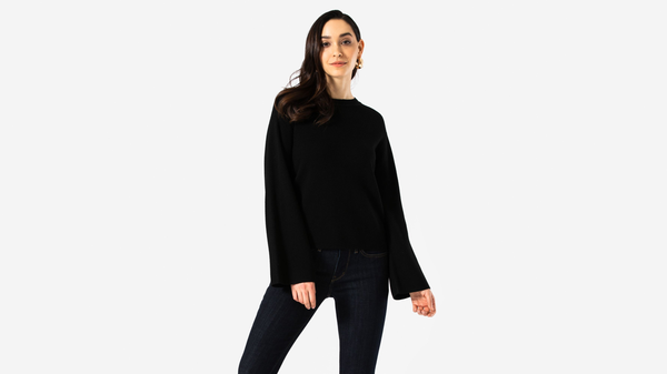 Dockers Bell Sleeve Sweater Mineral Black