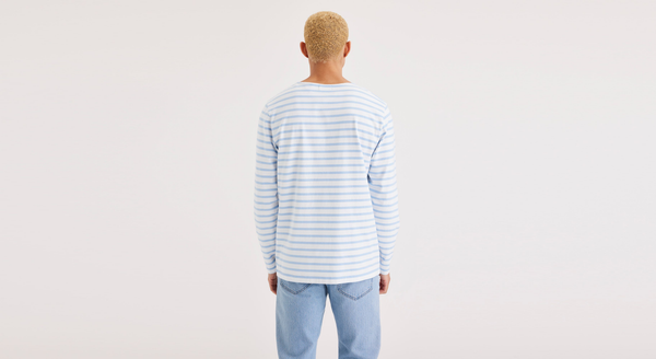 Dockers Boatneck Shirt Regular Fit Placid Blue