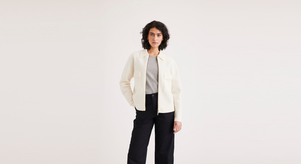 Dockers Boiled Wool Jacket Regular Fit Khaki