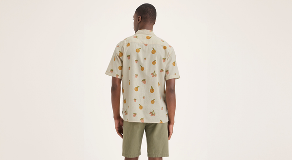 Dockers Camp Collar Shirt Regular Fit Tan