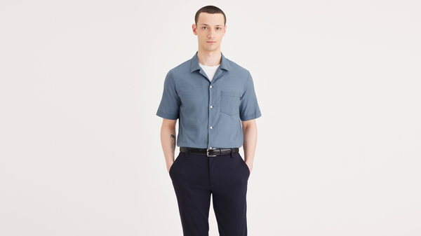 Dockers Camp Shirt Regular Fit Blue