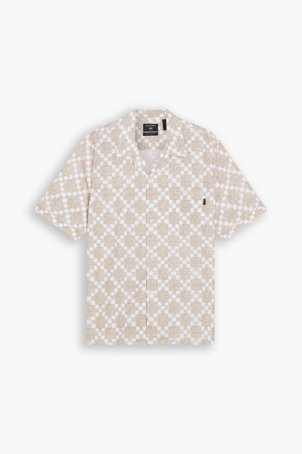 Dockers Camp Shirt Regular Fit Brown
