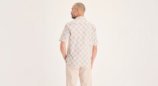 Dockers Camp Shirt Regular Fit Brown