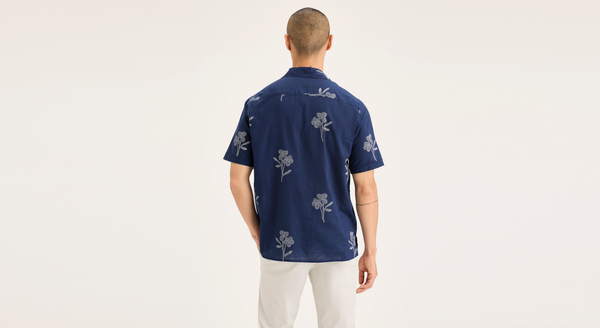 Dockers Camp Shirt Regular Fit New Blue