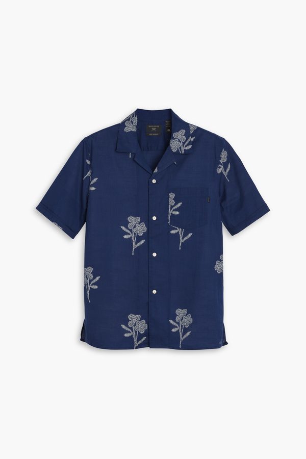 Dockers Camp Shirt Regular Fit New Blue