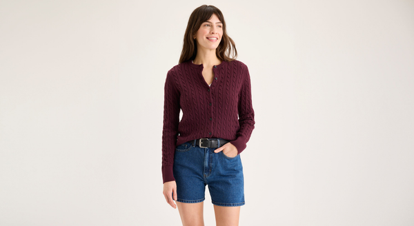 Dockers Cardigan Regular Fit Purple
