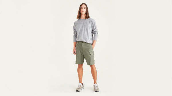 Dockers Cargo 9" Shorts Straight Fit Green