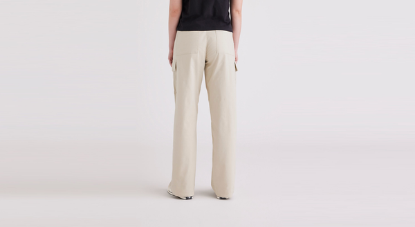Dockers Cargo Pant High Wide Fit Sahara Khaki