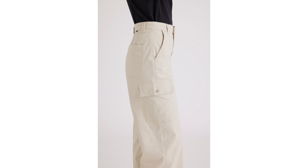 Dockers Cargo Pant High Wide Fit Sahara Khaki