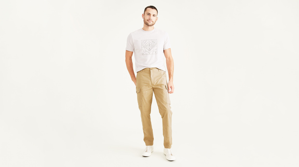 Dockers Cargo Pants Tapered Fit Tan