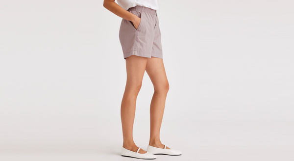 Dockers Casual Pull-On Short Purple