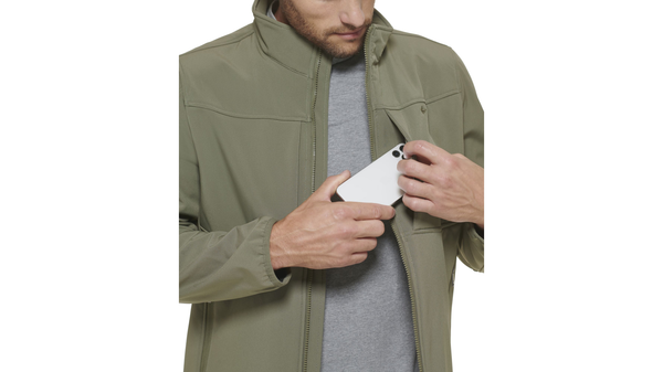 Dockers Chest Yoke Softshell Jacket Green