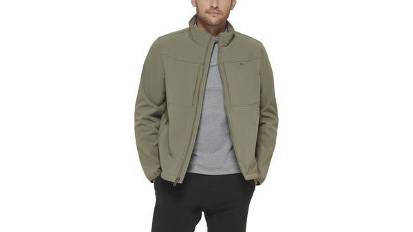 Dockers Chest Yoke Softshell Jacket Green