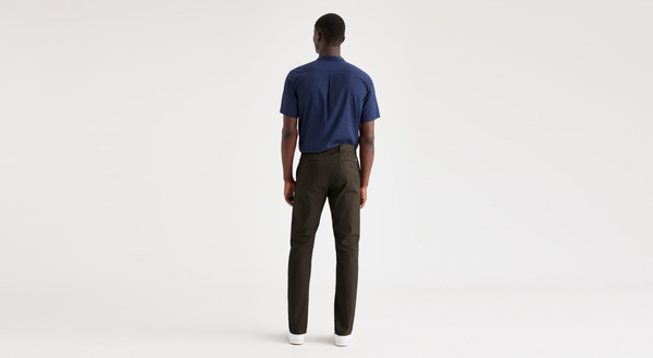 Dockers City Tech Trousers Slim Fit Brown