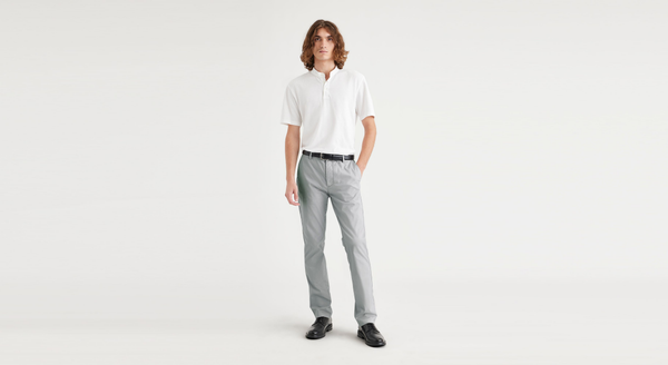 Dockers City Tech Trousers Slim Fit Grey