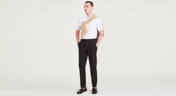 Dockers City Tech Trousers Straight Fit Black