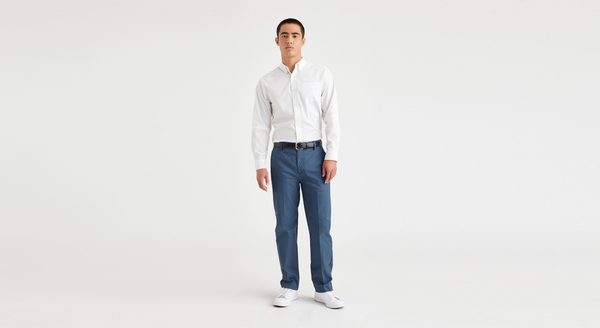 Dockers City Tech Trousers Straight Fit Blue