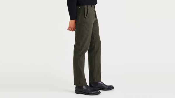 Dockers City Tech Trousers Straight Fit Green