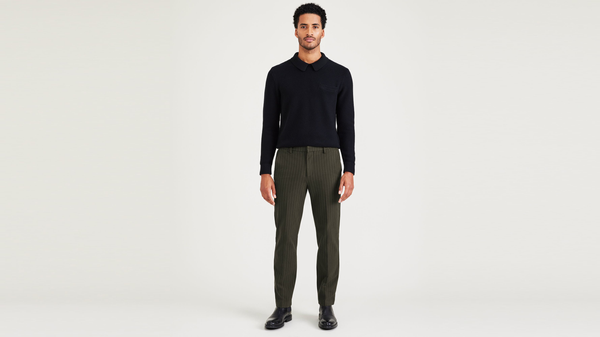 Dockers City Tech Trousers Straight Fit Green