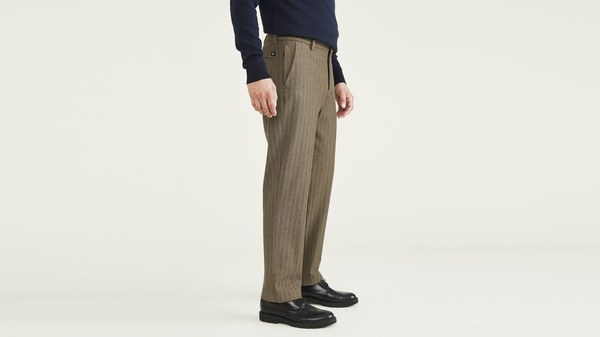 Dockers City Tech Trousers Straight Fit Tan