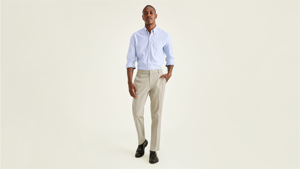 Dockers City Tech Trousers Straight Fit Tan