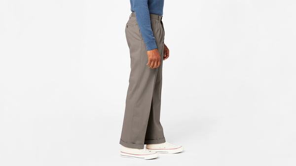 Dockers Comfort Khakis Pleated Relaxed Fit Brown