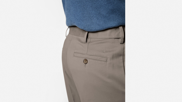 Dockers Comfort Khakis Pleated Relaxed Fit Brown
