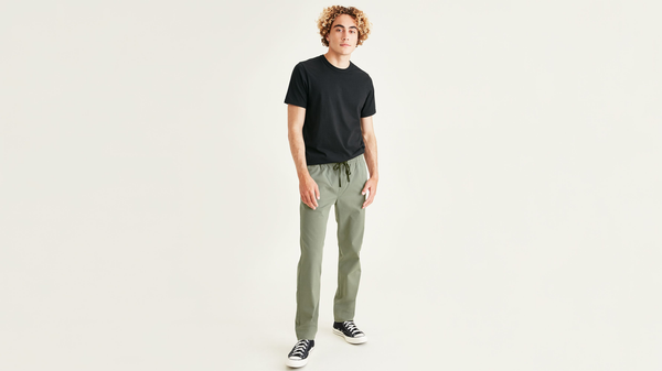 Dockers Comfort Knit Joggers Tapered Fit Green