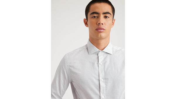 Dockers Crafted Button Up Slim Fit Brown