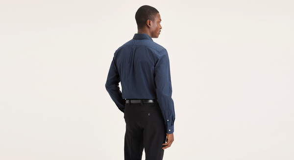 Dockers Crafted Shirt Slim Fit Navy Blue