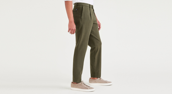 Dockers Crafted Trousers Slim Tapered Fit Green