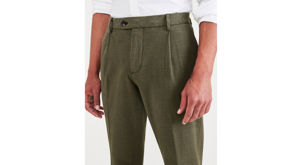Dockers Crafted Trousers Slim Tapered Fit Green